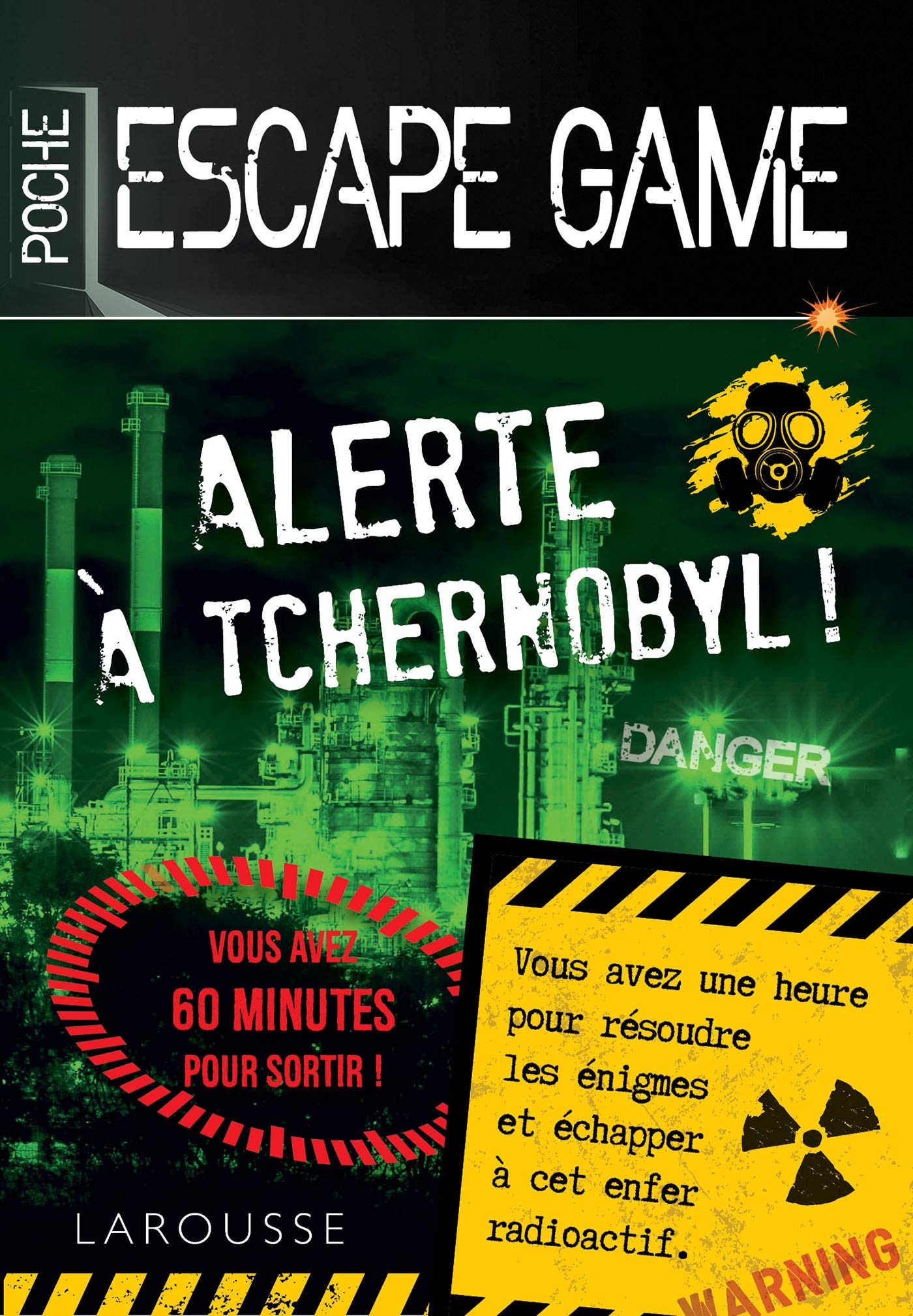Escape game de poche Alerte à Tchernobyl book