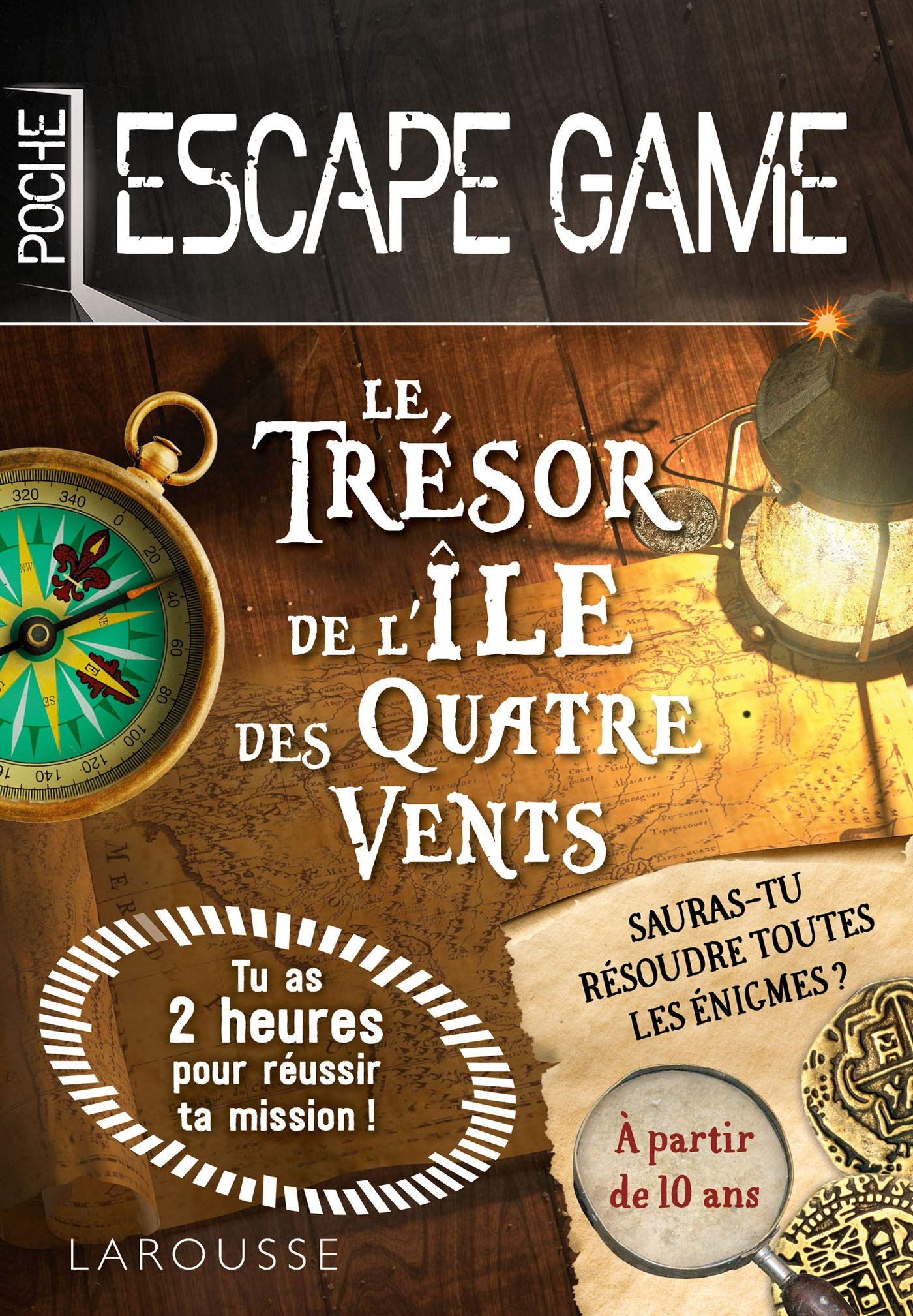 Escape de game de poche - Le Trésor de l'île des Quatre Vents book