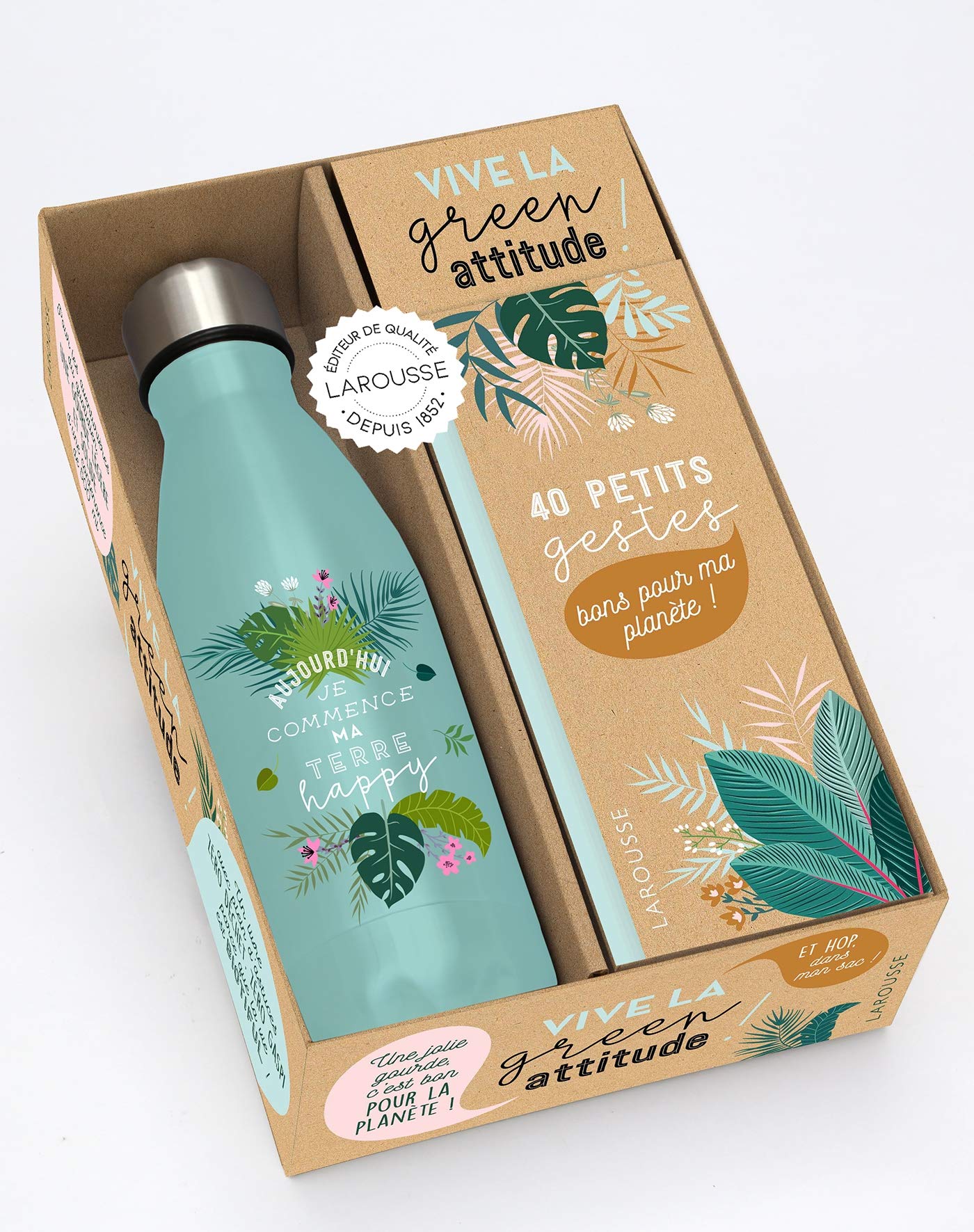 Vive la green attitude ! Gourde verte book