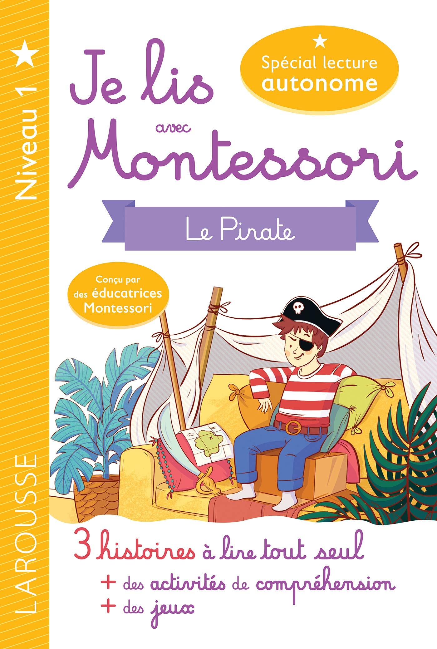 Je lis avec Montessori - Le pirate book