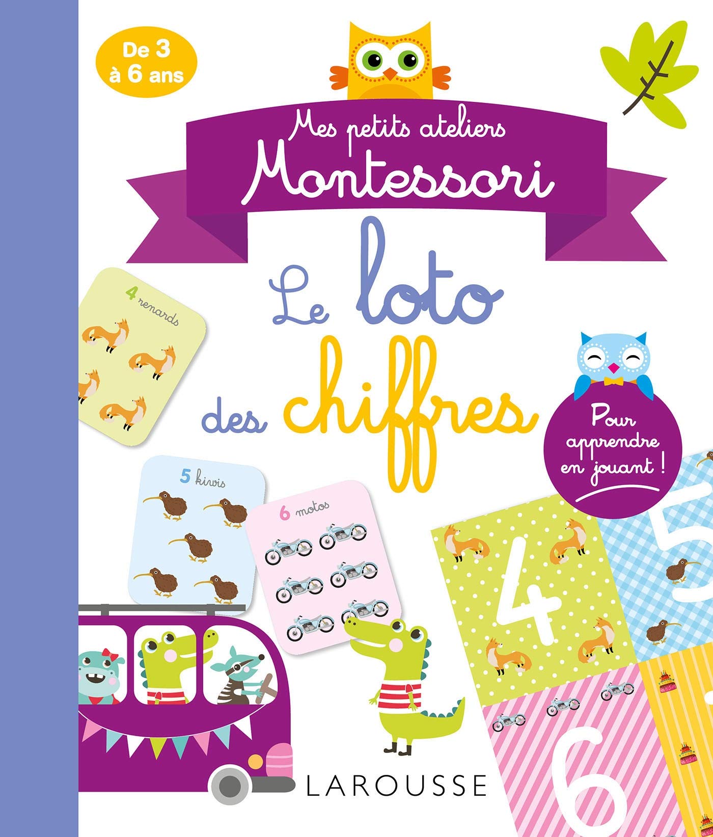 Mes petits ateliers MONTESSORI - Le loto des chiffres book