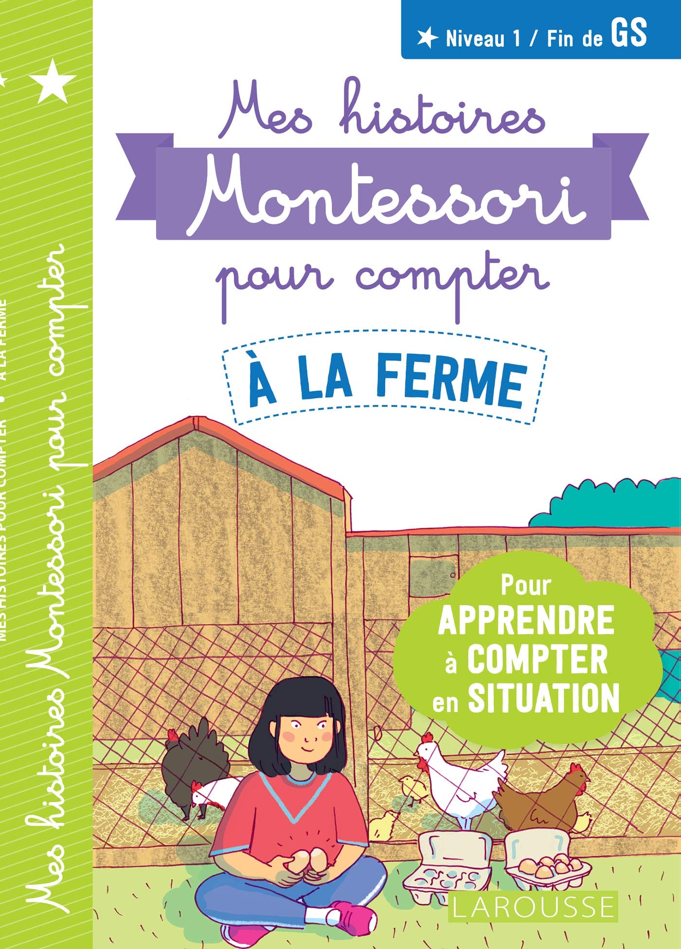 Mes histoires Montessori pour compter - A la ferme: Niveau 1 Mathematics