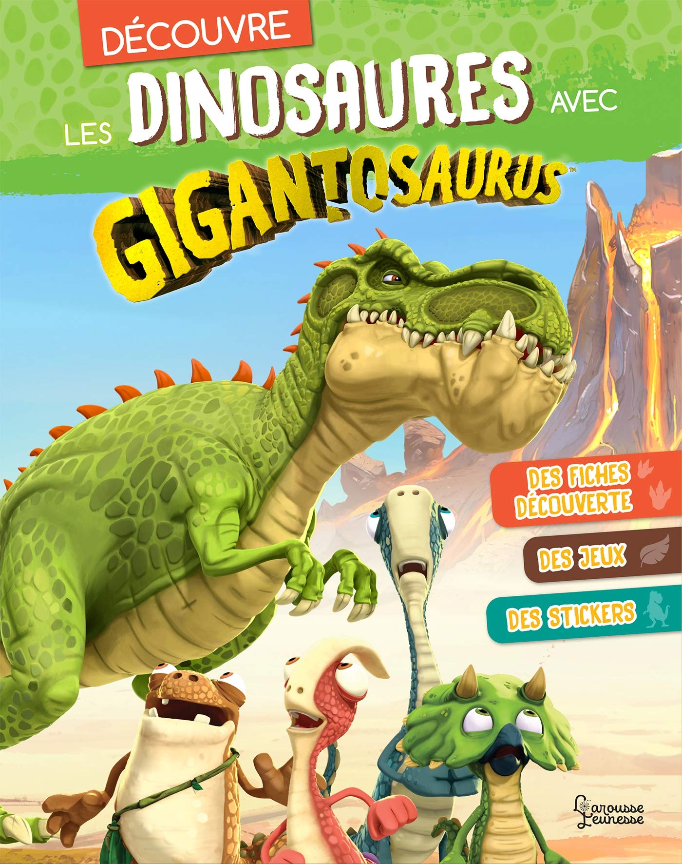 Découvre les dinosaures avec Gigantosaurus: Infos, jeux, autocollants Tiptoi & Games