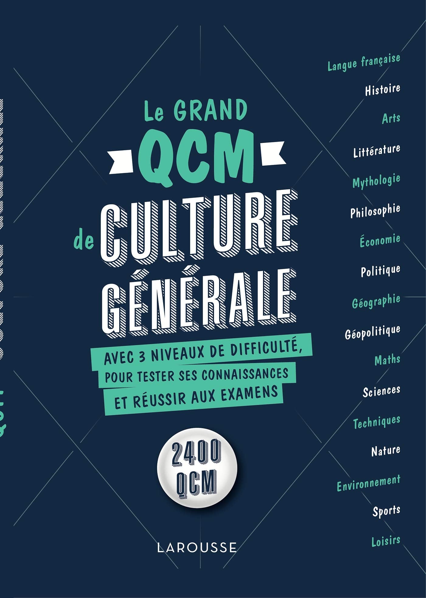 Le grand QCM de culture générale book