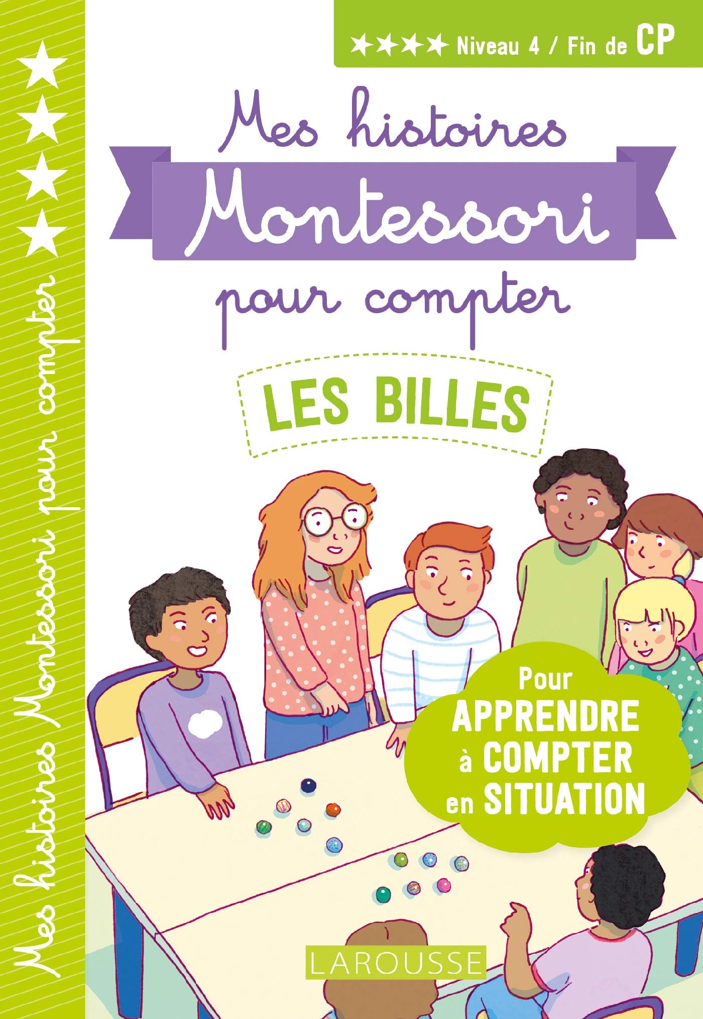 Mes premières histoires Montessori à compter Les billes book