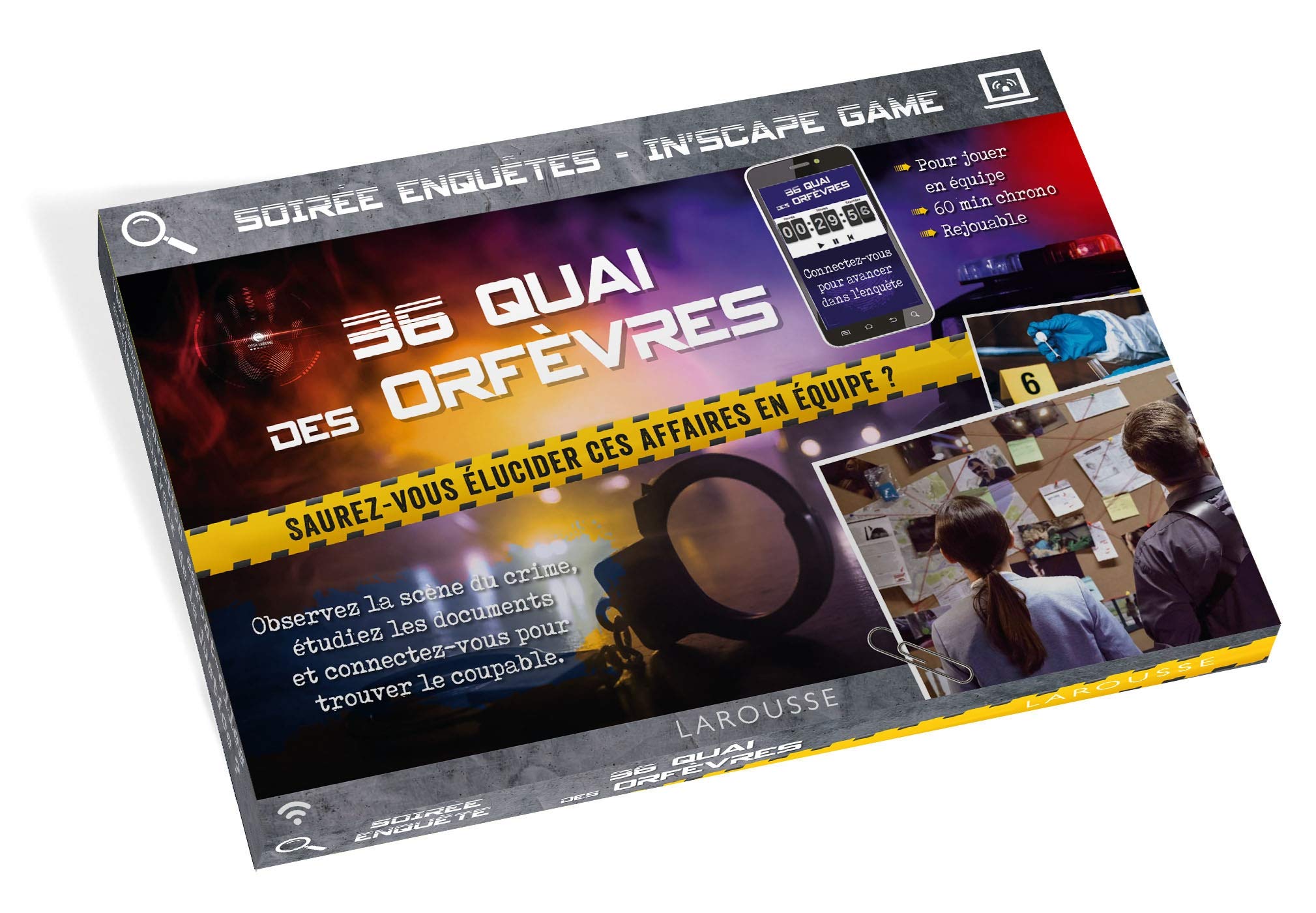 IN'SCAPE GAME Enquête au 36 quai des Orfèvres book