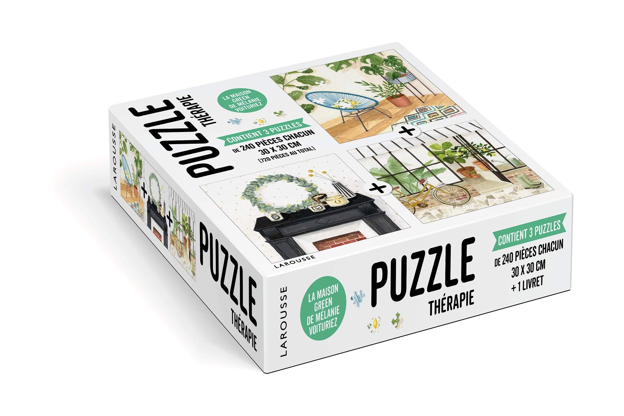 Puzzle La Maison green de Mélanie Voituriez book