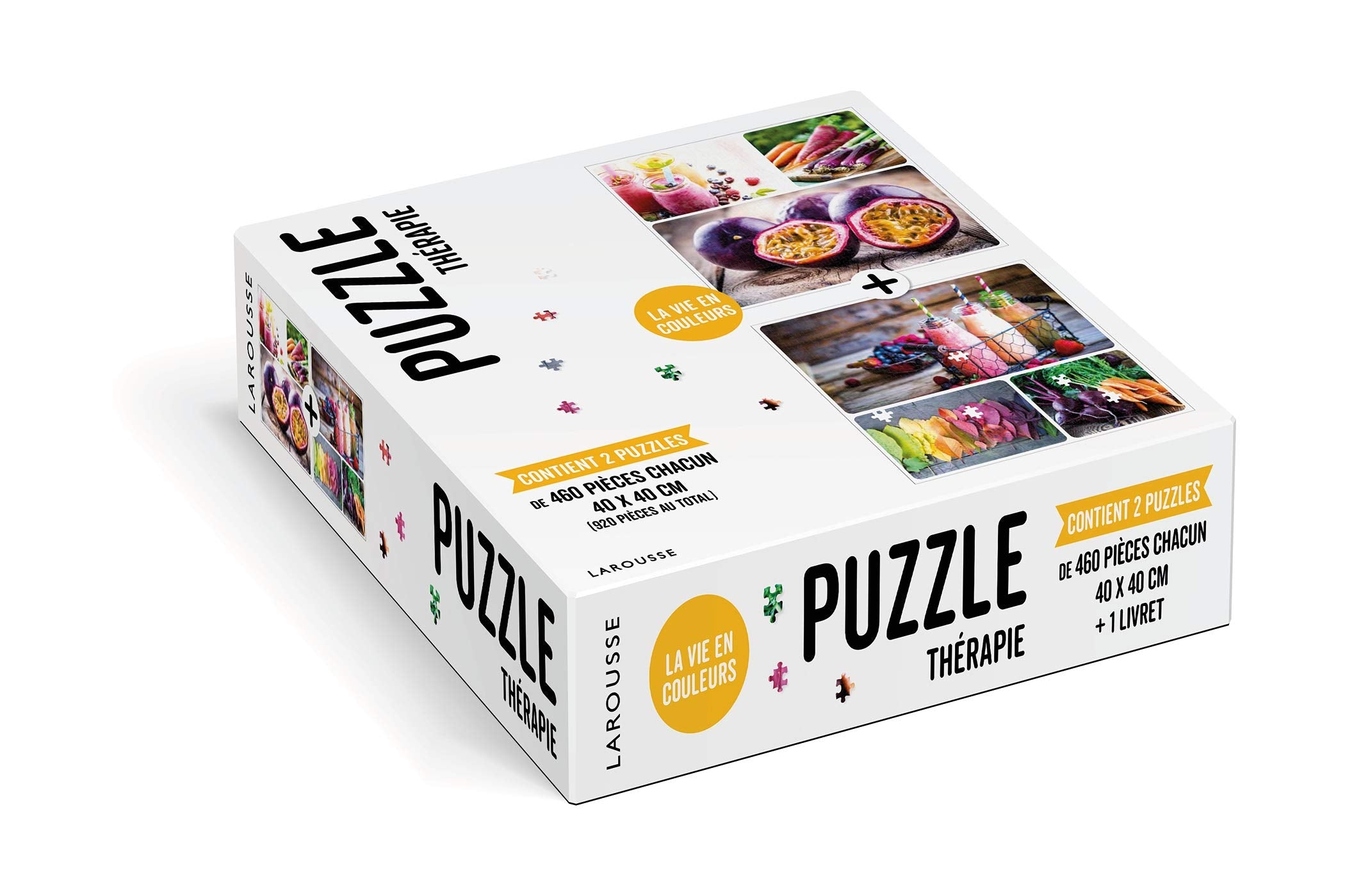 Puzzle La vie en couleurs: Contient 2 puzzles de 460 pièces chacun Leisure, Home & Garden