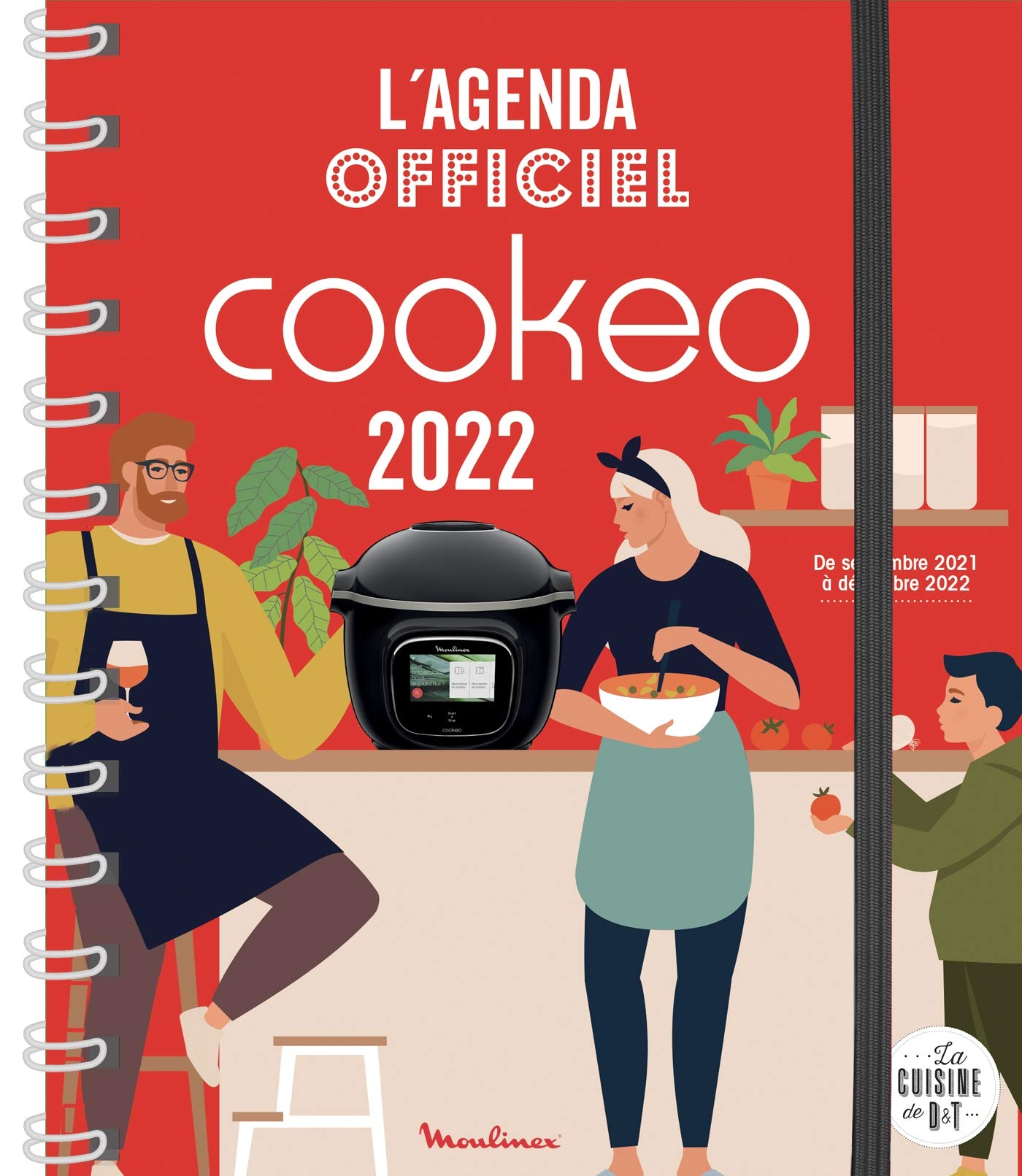 L'agenda officiel Cookeo 2022 book