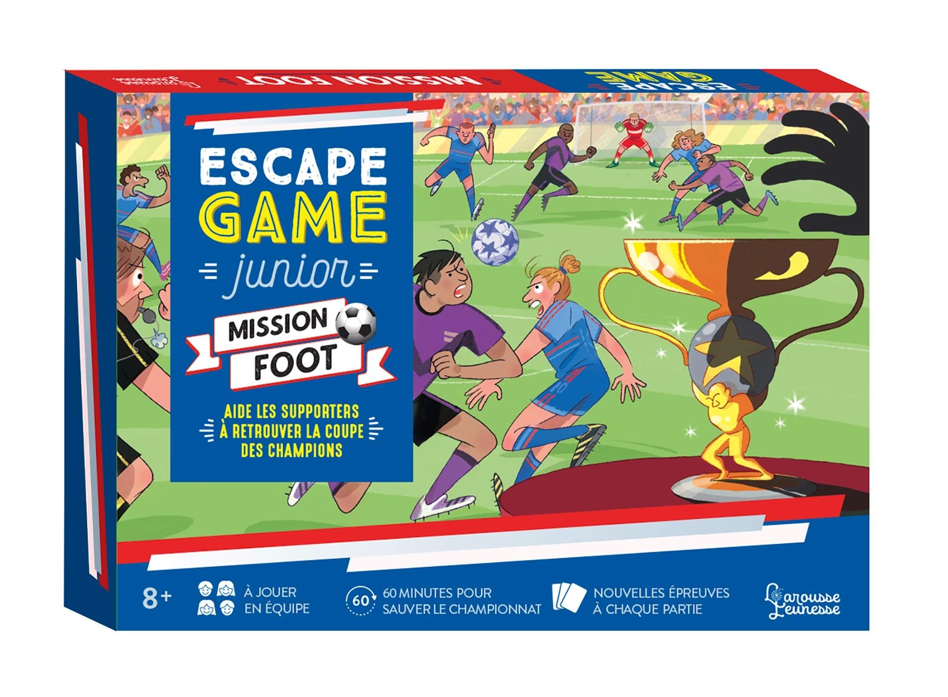 Escape Game Junior - Mission foot - Aide les supporters à retrouver la coupe des champions book