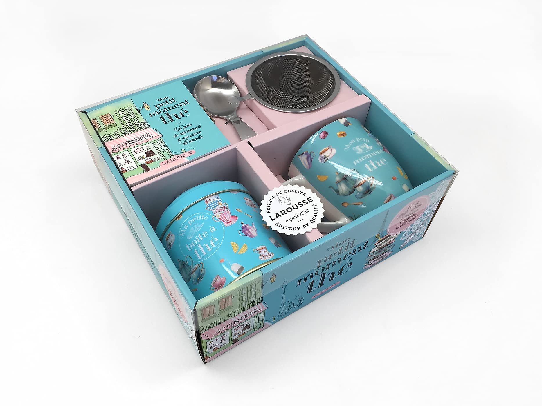 Coffret mug + Boîte Mon petit moment thé book