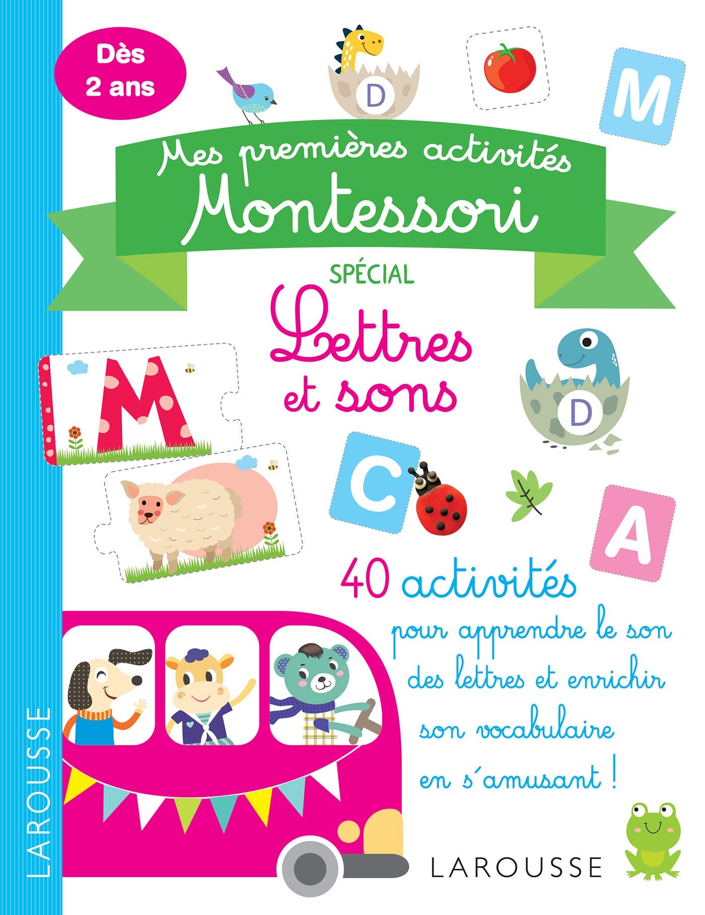 Mes premières activités Montessori - Lettres et sons book