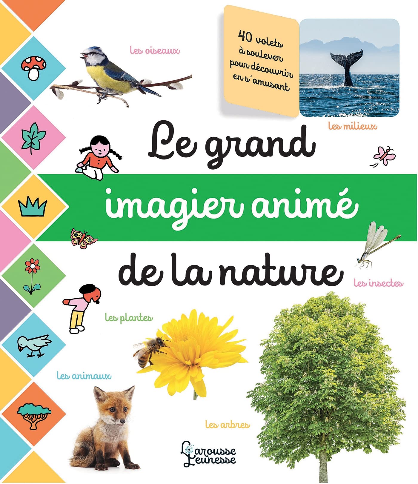 Le grand imagier photos animé de la nature book