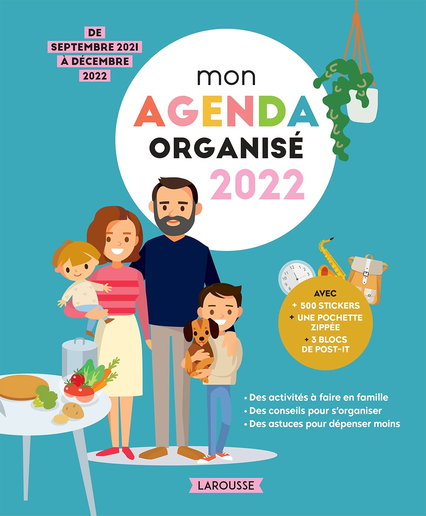 Mon agenda organisé 2022: De septembre 2021 à décembre 2022 Leisure, Home & Garden