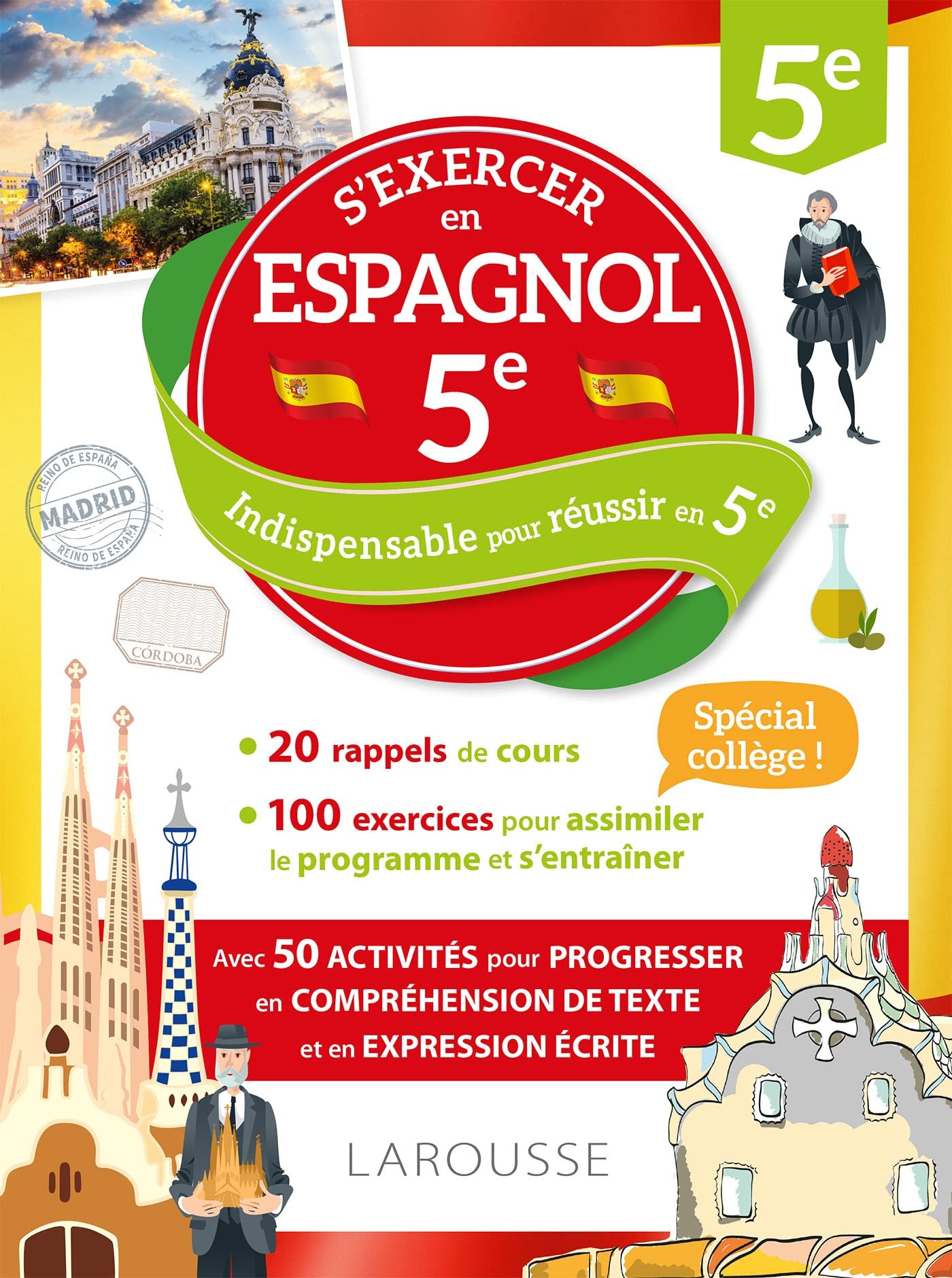 Cahier Larousse Espagnol 5e Professional & Reference Books