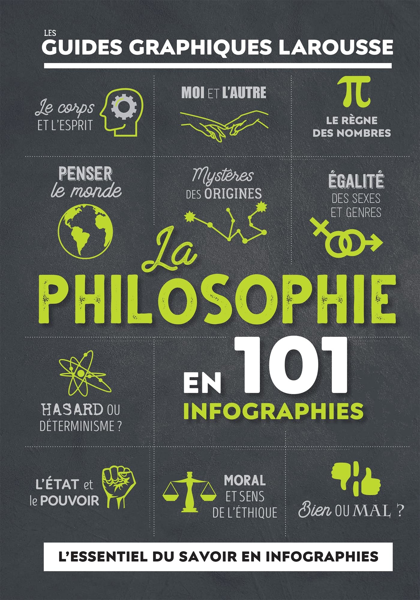 La Philosophie en 101 infographies - Guides graphiques larousse book