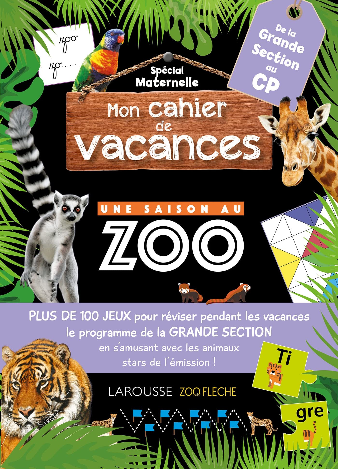 Cahier de vacances Une Saison Au Zoo Grande Section Non-fiction
