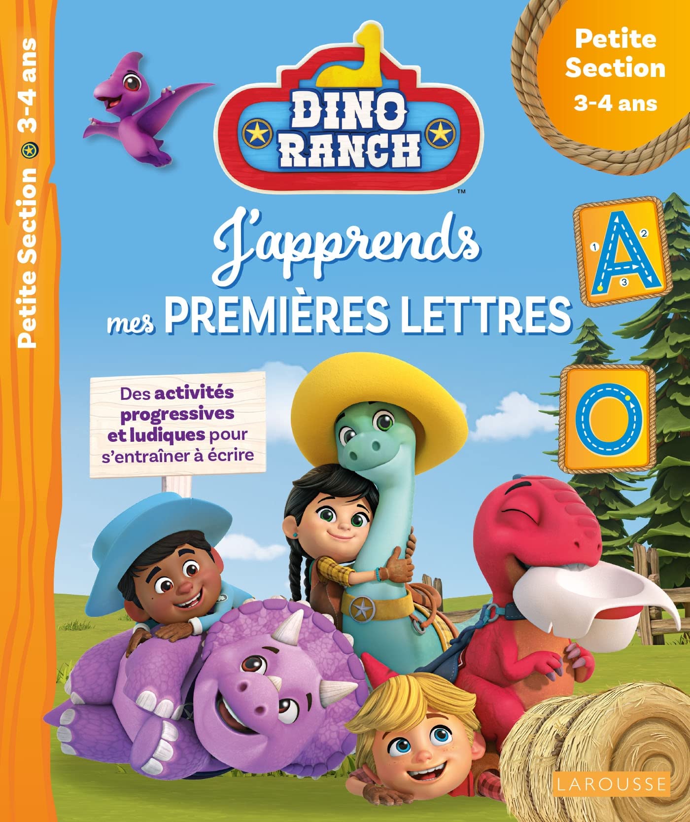 DINO RANCH - J'apprends mes premières lettres - Petite Section book