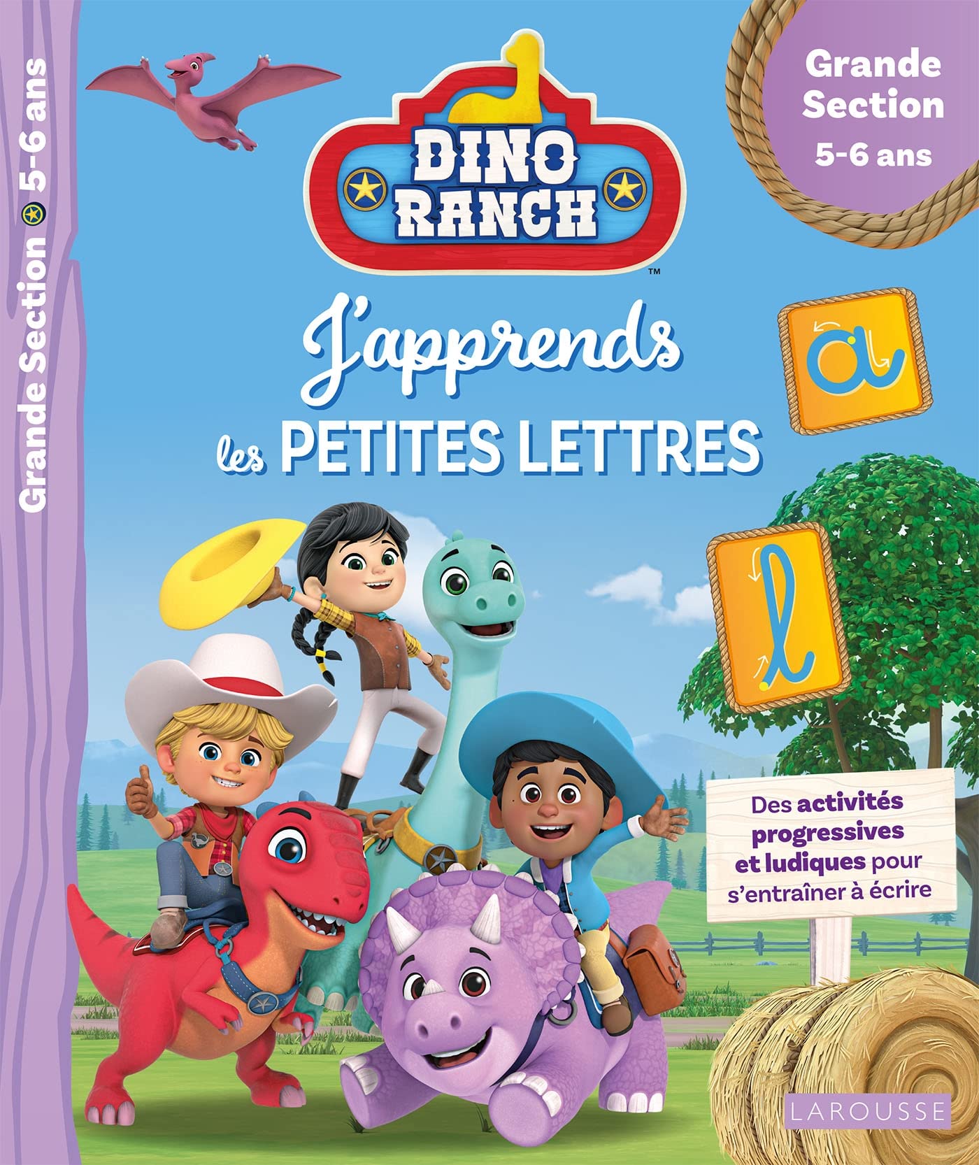 DINO RANCH - J'apprends les petites lettres - Grande Section book
