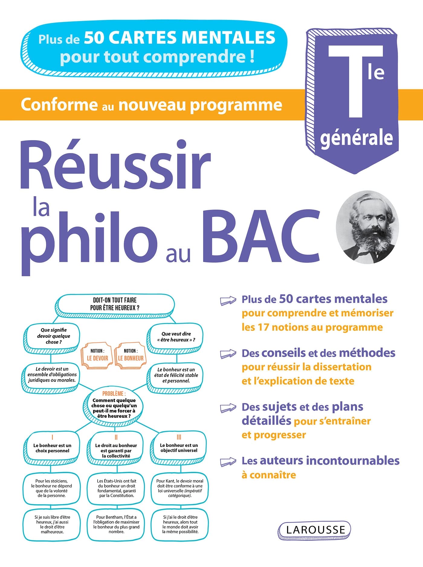 Réussir la philo au bac, avec des cartes mentales Non-fiction