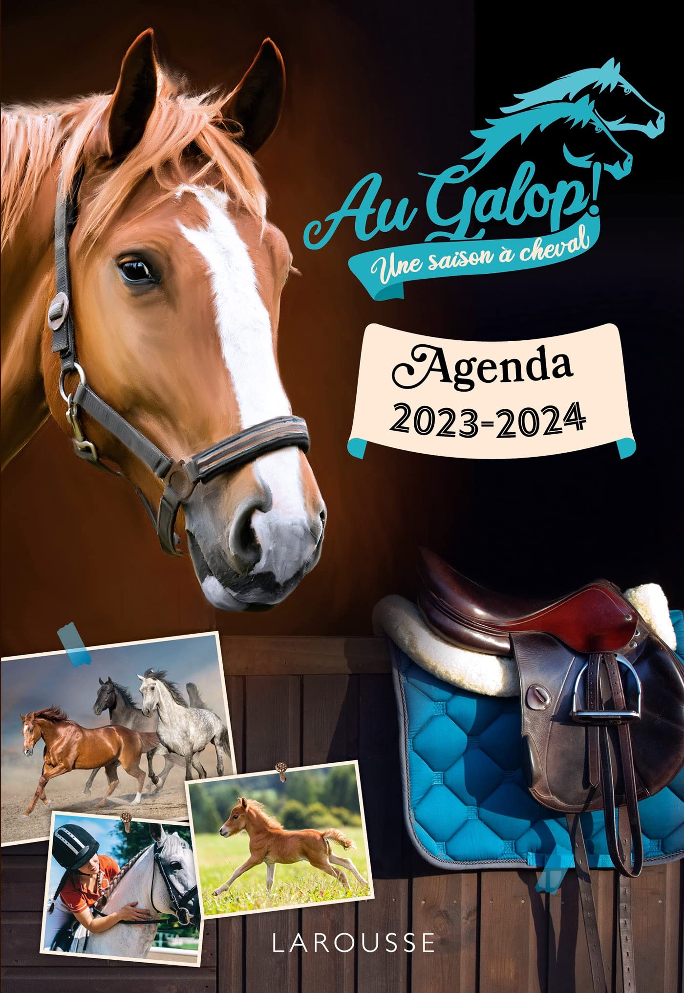 Agenda scolaire CHEVAUX AU GALOP 2023-2024 Children's books