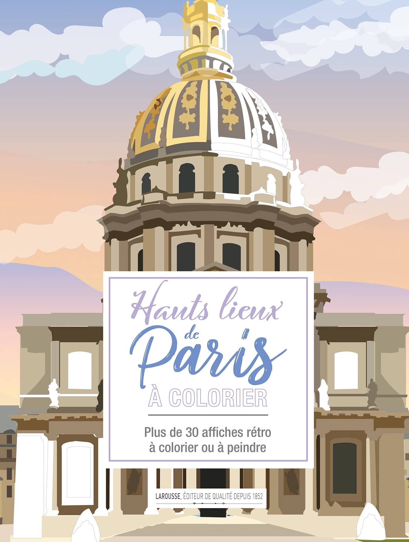 Affiches à colorier Hauts-lieux de Paris book