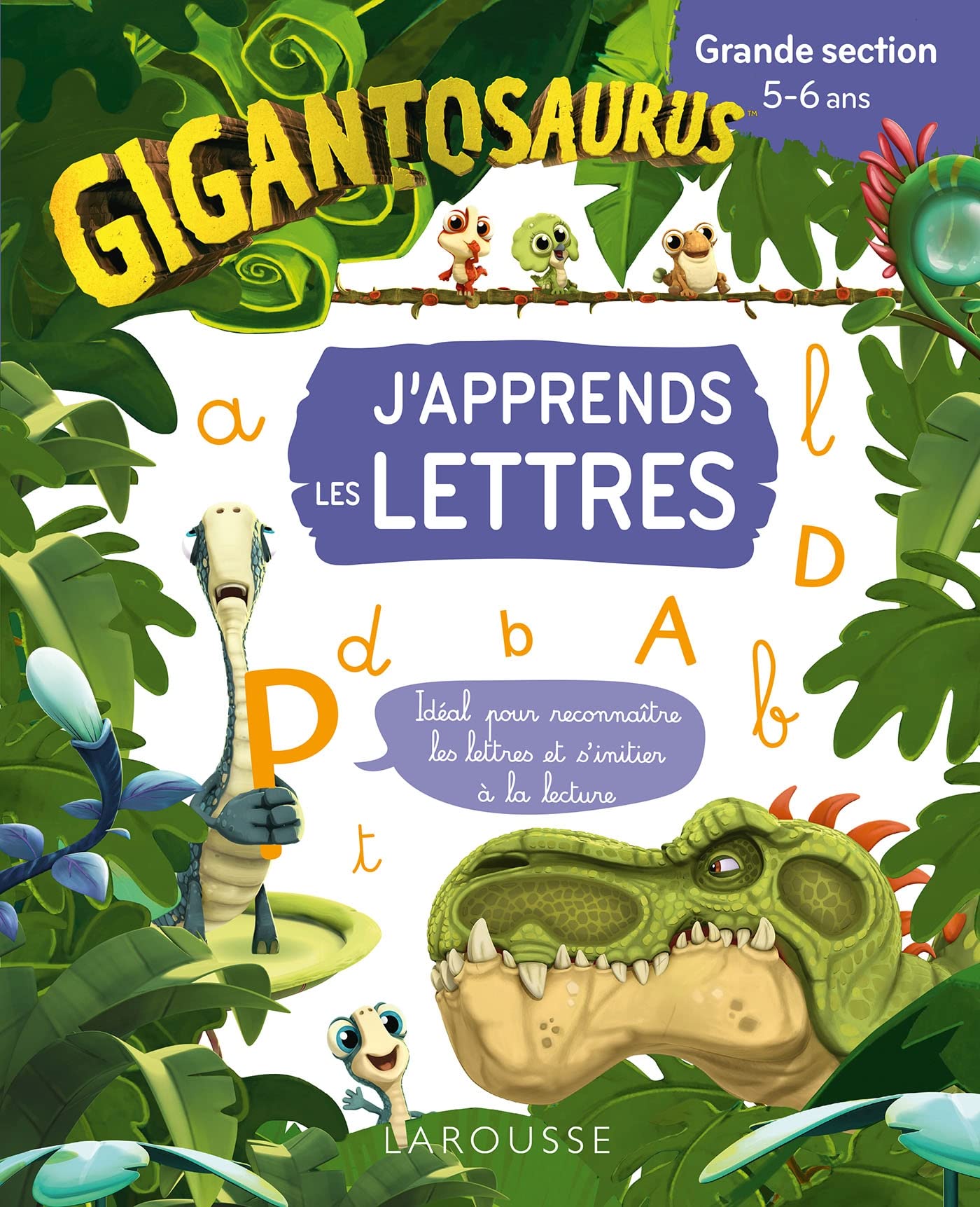 GIGANTOSAURUS J'apprends les lettres - Grande section book