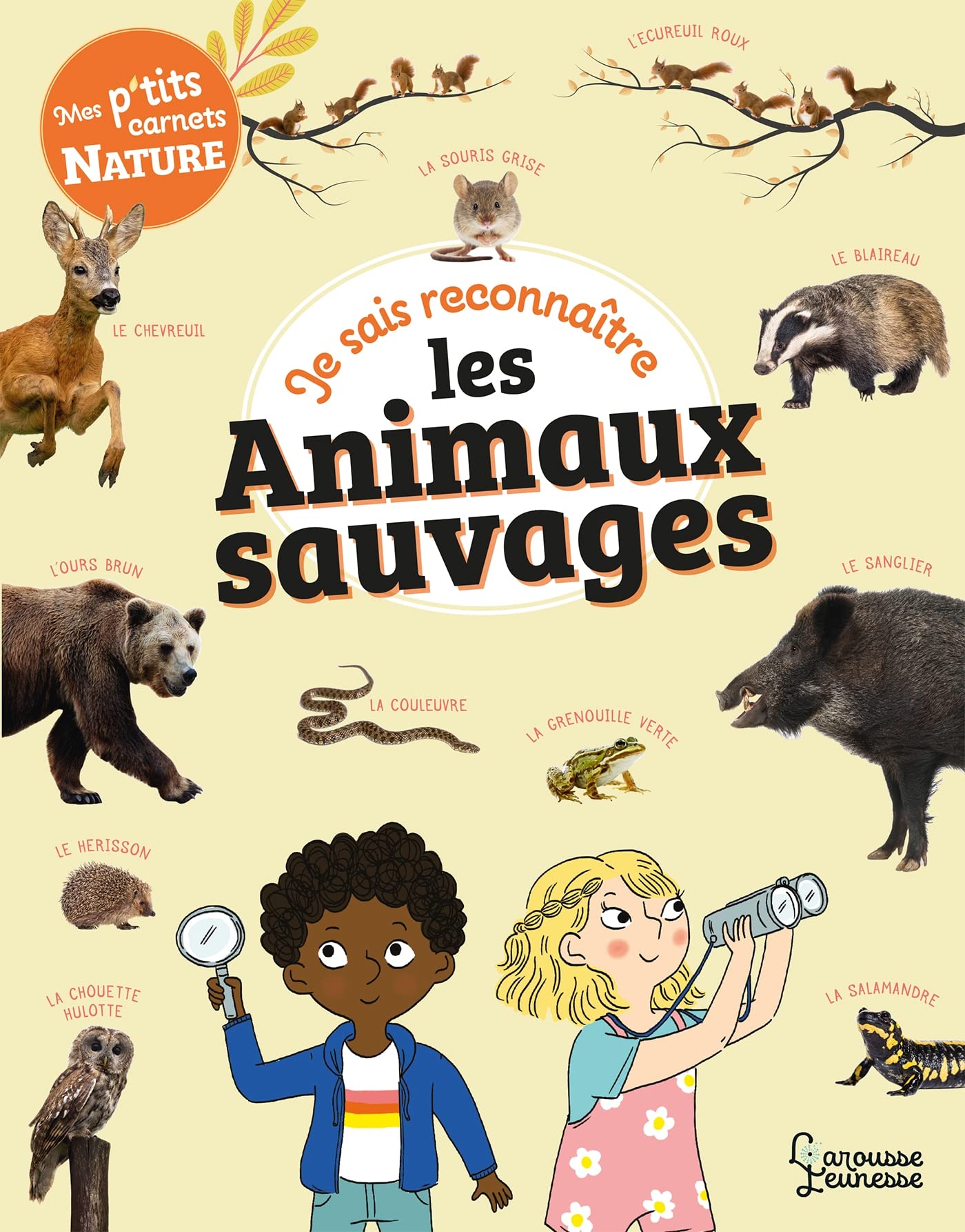 Je sais reconnaître les animaux sauvages: Mon carnet nature Children's books