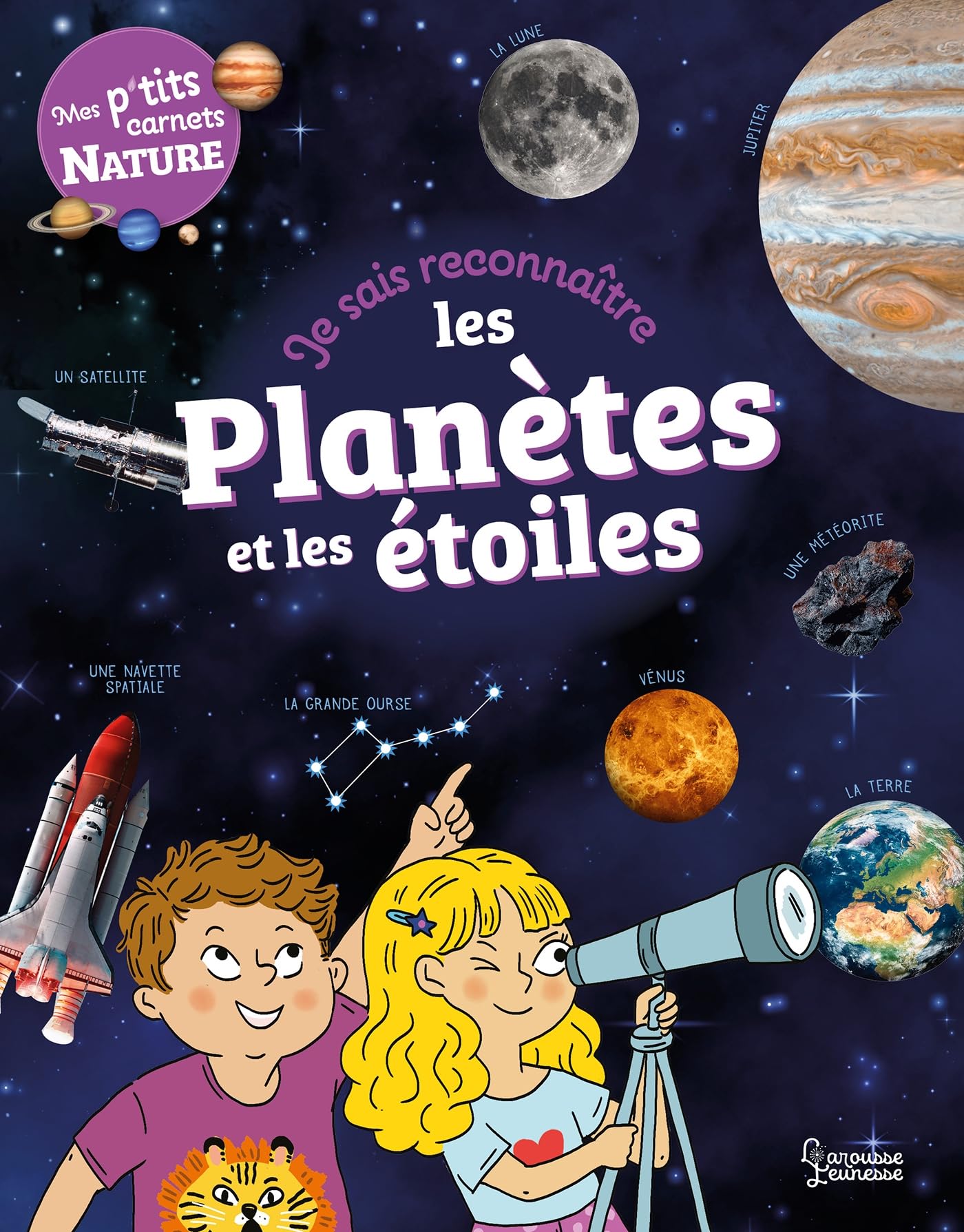 Je sais reconnaître les planètes et les étoiles: Mon carnet nature book