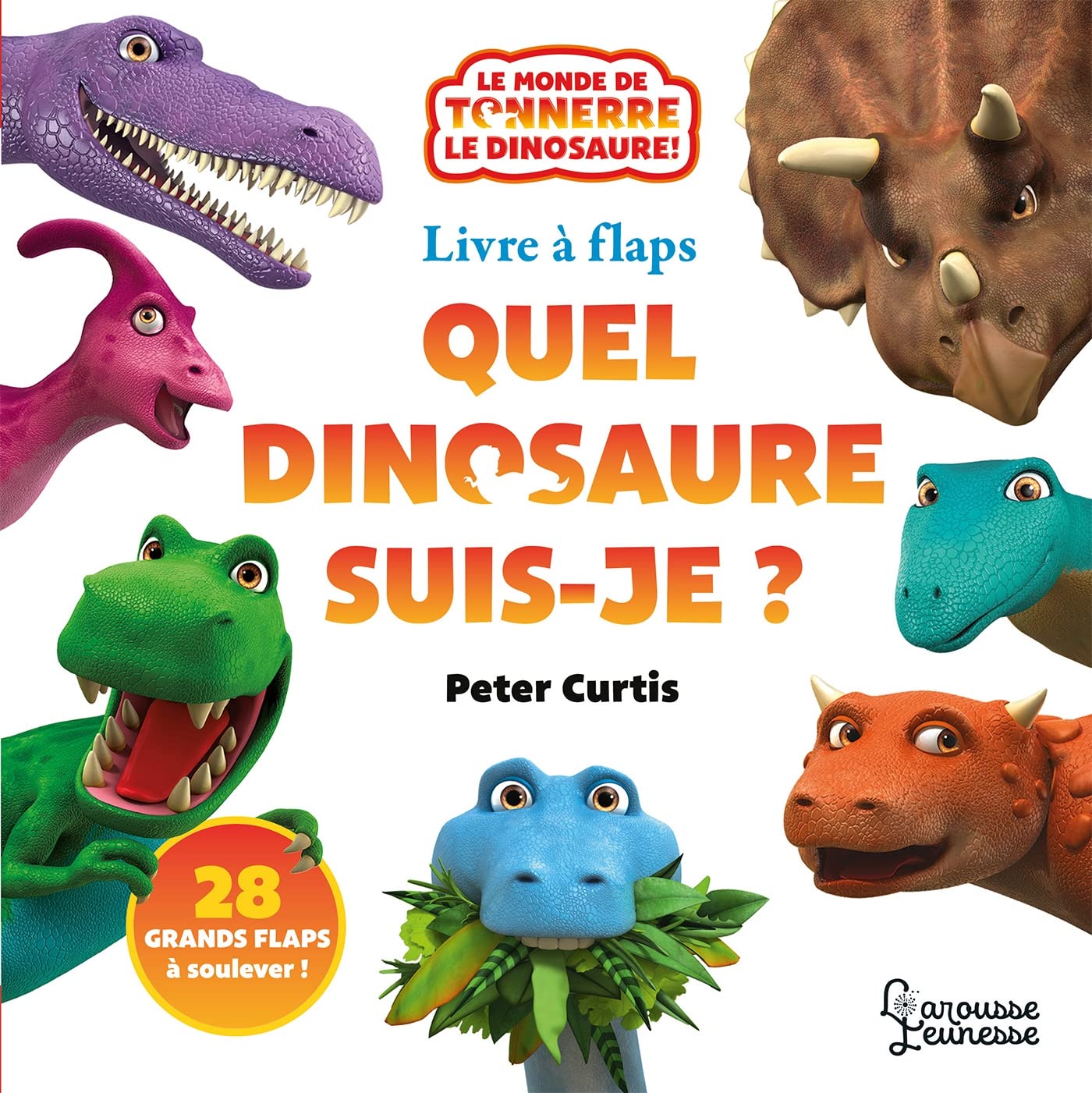 Le grand livre à flaps de Tonnerre le dinosaure book