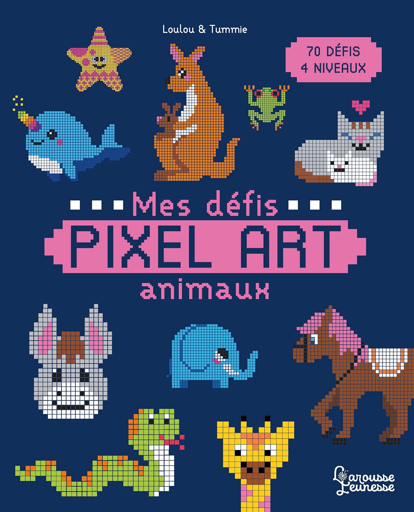 Mes défis Pixel Art - Animaux: 70 défis, 4 niveaux Tiptoi & Games