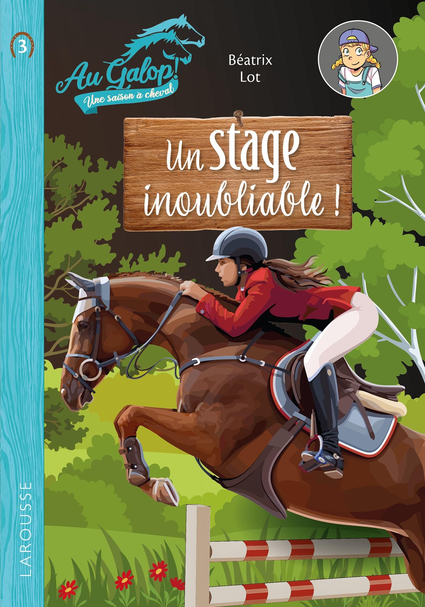 Roman AU GALOP, une année à cheval - Un stage inoubliable book