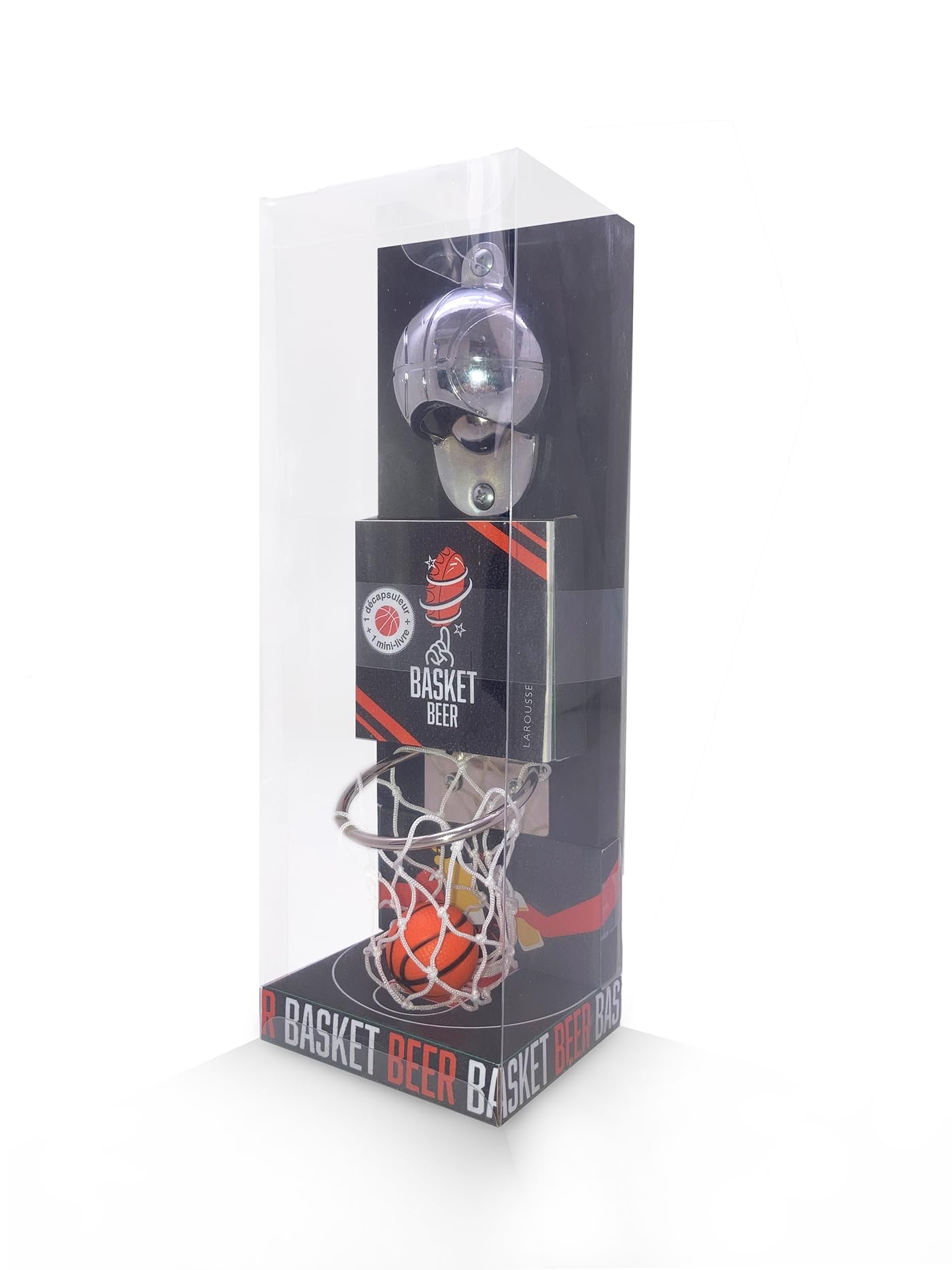 Basket Beer: Coffret avec 1 décapsuleur, 1 balle, et 1 livret Leisure, Home & Garden