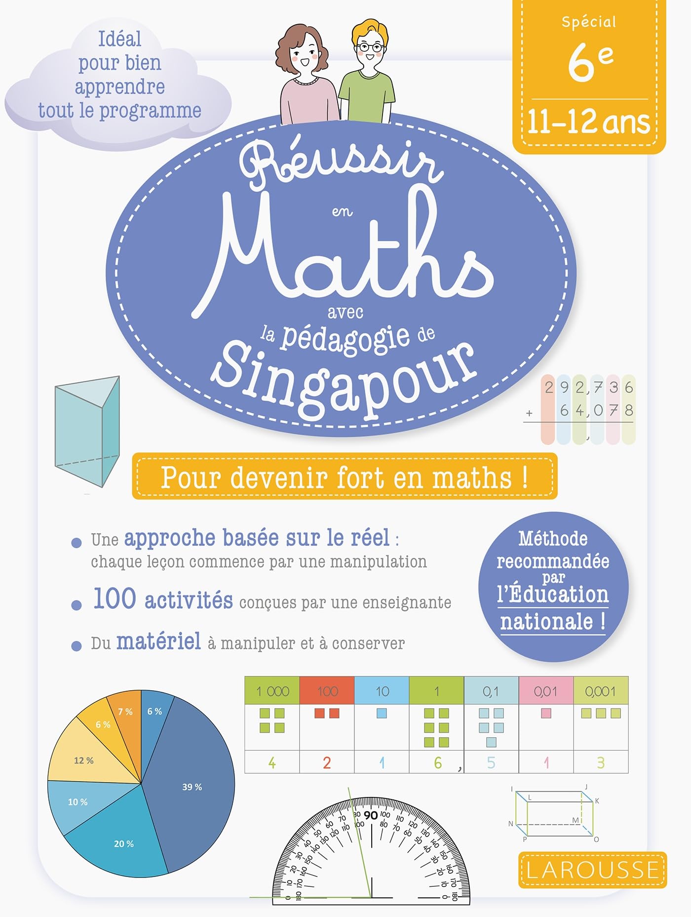 Réussir en maths avec la pédagogie de Singapour 6e Professional & Reference Books