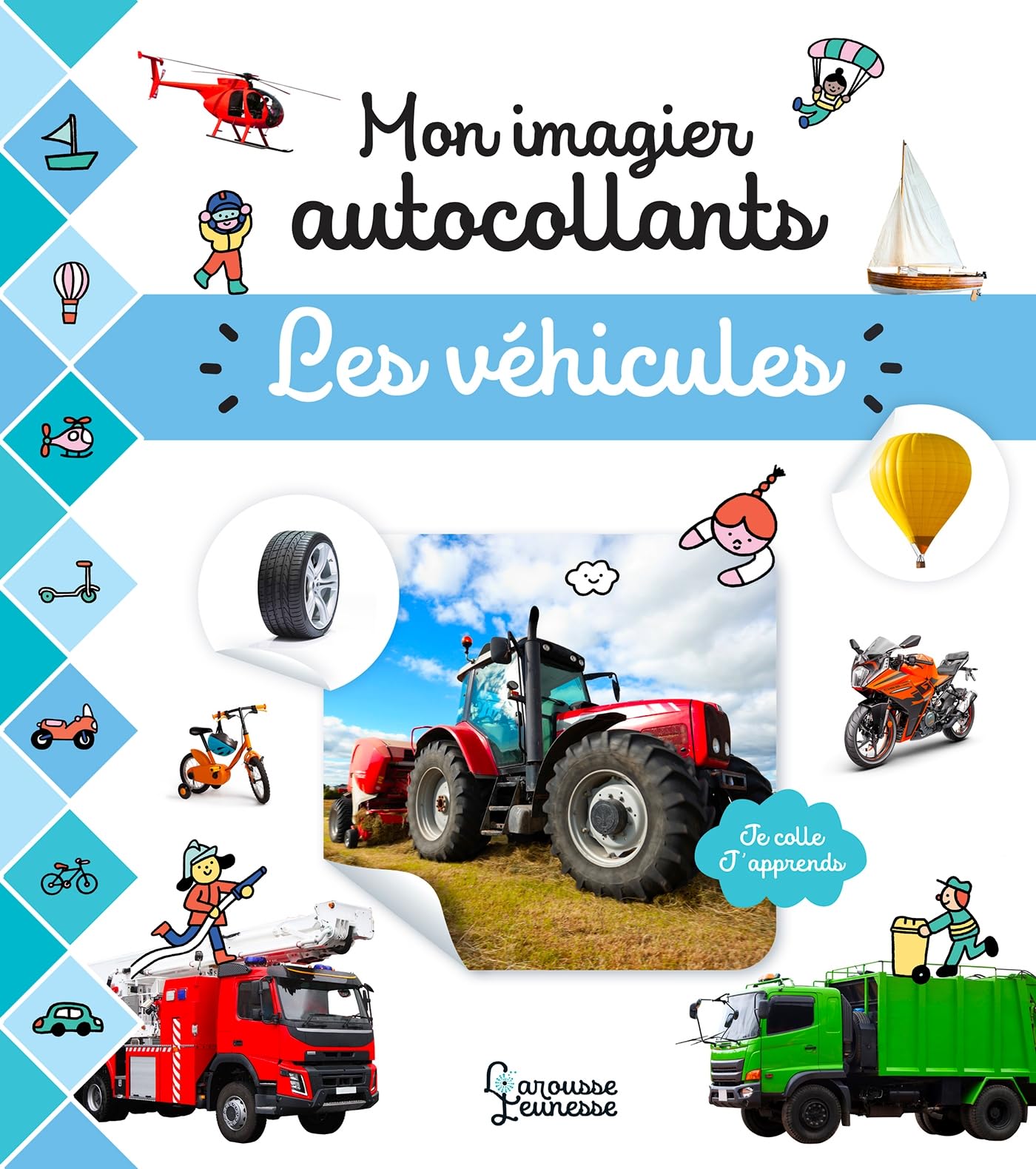 Mon imagier autocollants - Les véhicules book