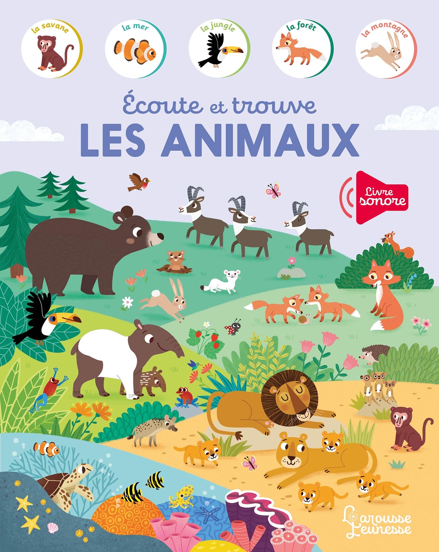 Ecoute et trouve les animaux book