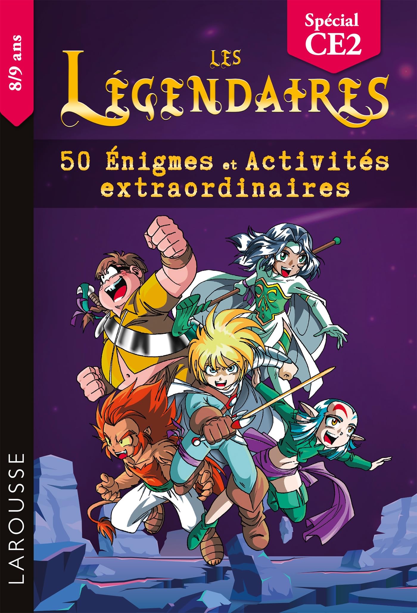 Les Légendaires - 50 Enigmes et activités extraordinaires CE2 book