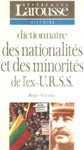 Dictionnaire des nationalités et des minorités de l'ex-U.R.S.S. book