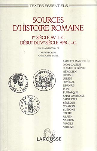 SOURCES D'HISTOIRES ROMAINE.: Ier siècle avant J-C, début du Vème siècle après J-C Books