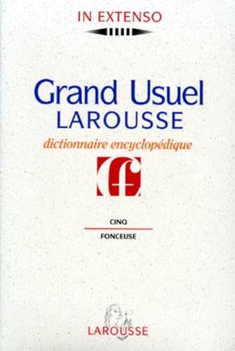 Grand Usuel Larousse. Tome 2, Dictionnaire Encyclopedique (Cinq-Fonceuse) Books