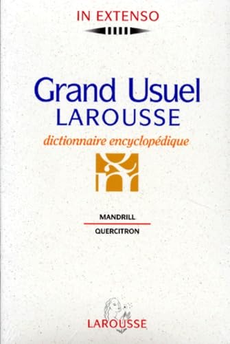 Grand Usuel Larousse. Tome 4, Dictionnaire Encyclopedique (Mandrill-Quercitron) Books