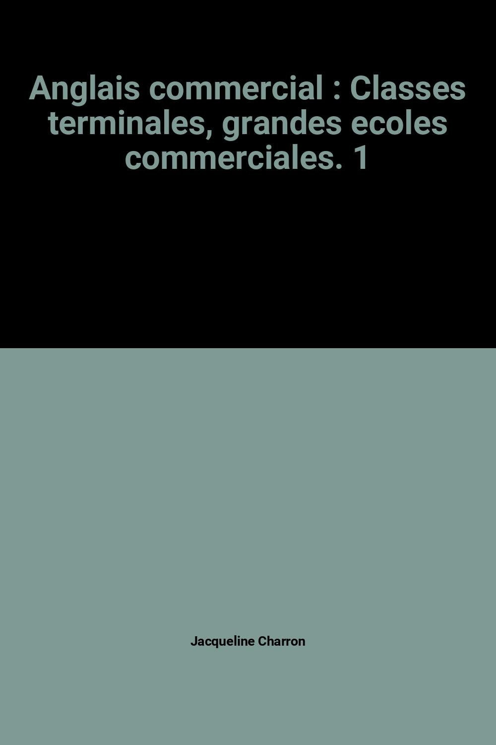 L'Anglais commercial. Vol. 1 Books