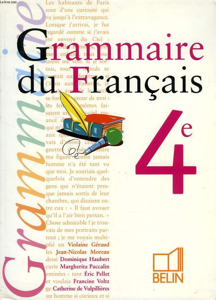 Français, textes et activités : 4e, livre de l'élève Books