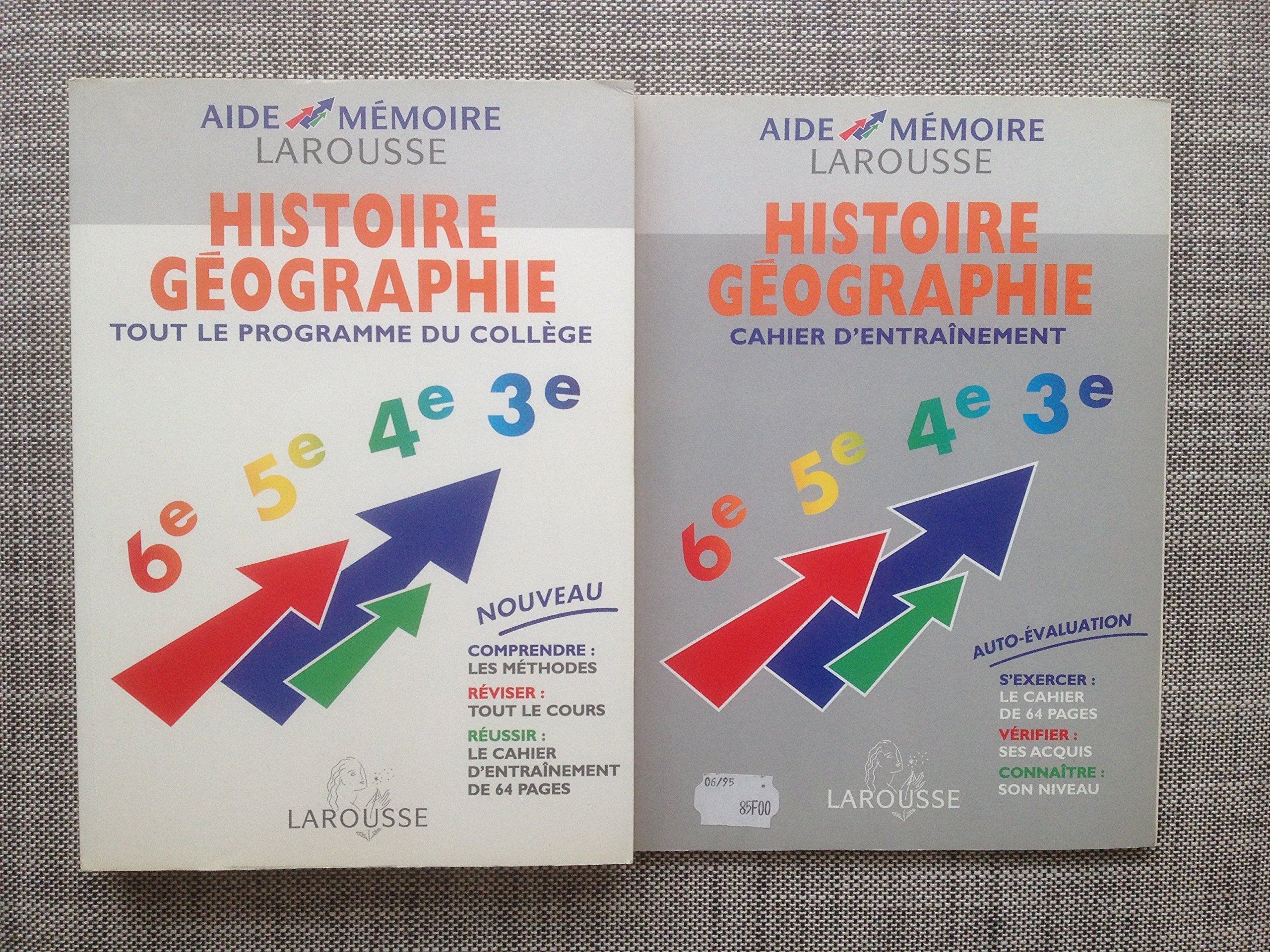 Histoire Geographie. Tout Le Programme Du College, Vendu Avec Le Cahier D'Exercices Books