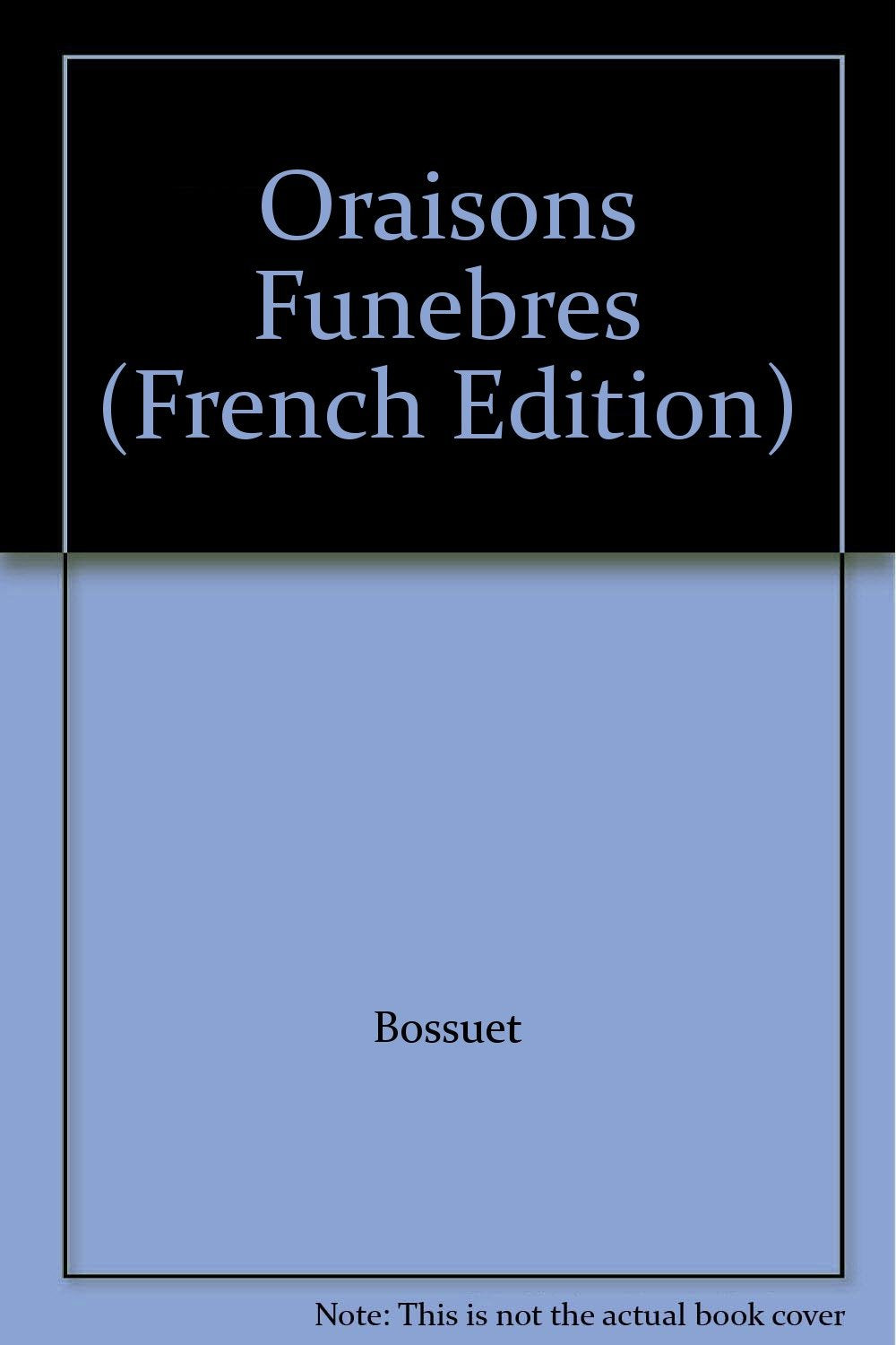 Product Image: Oraisons Funebres