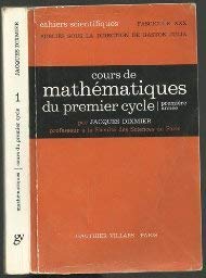 Product Image: Cours de mathématiques du premier cycle