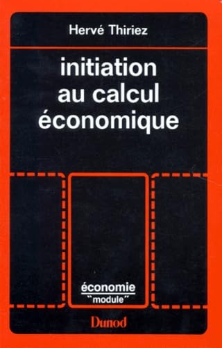 Initiation au calcul économique Books