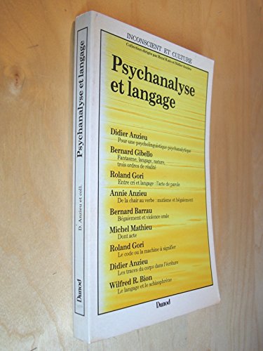 Psychanalyse et langage / du corps a la parole Books