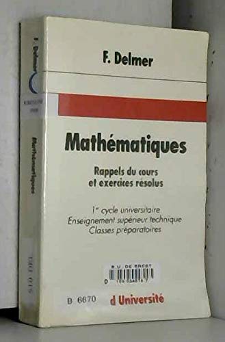 Mathématiques: Rappels de cours et exercices résolus Books