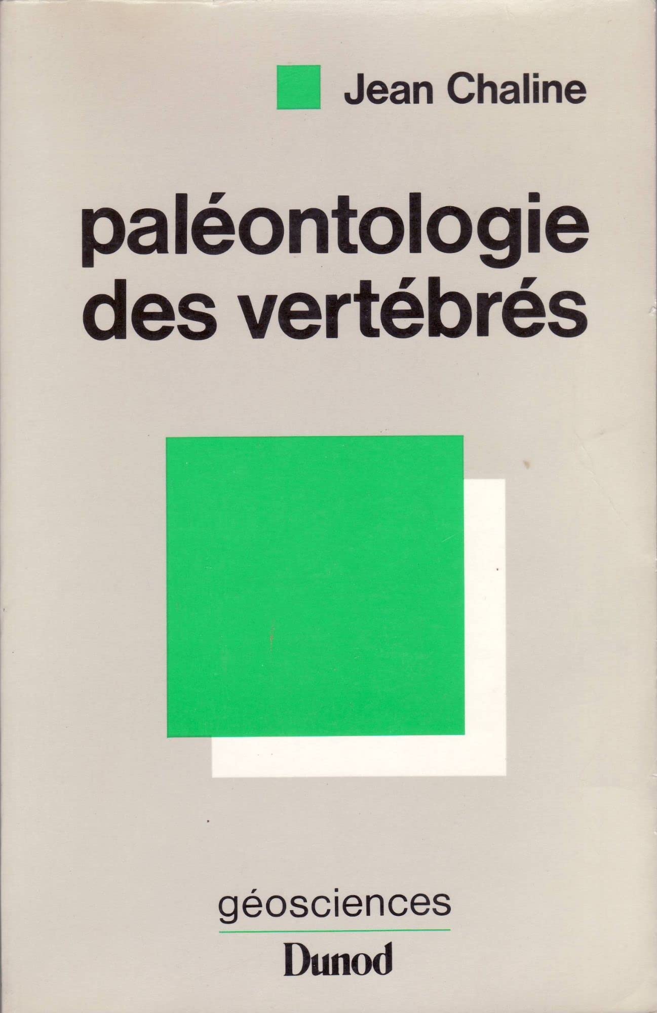Paléontologie des vertébrés book